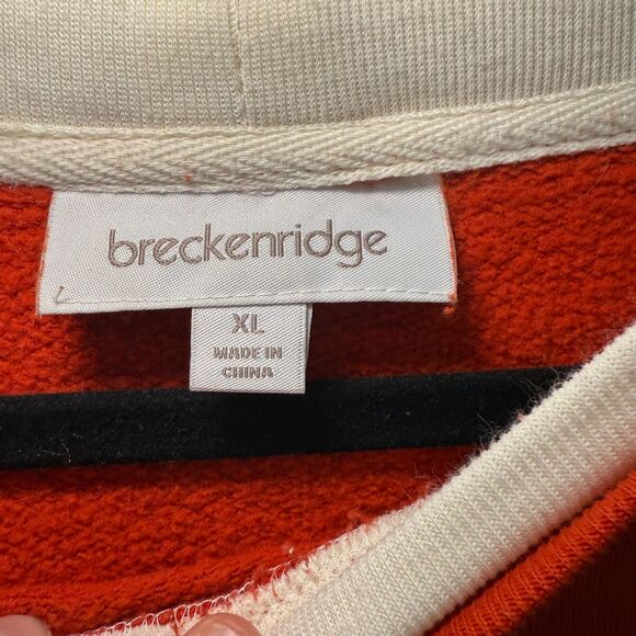 Breckenridge XL Crewneck Sweatshirt‎ Grannycore Cottage Plant Leaves - Picture 4 of 6